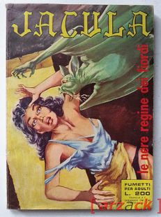 JACULA n 49 le nere regine dei fiordi RG 1971 fumetto erotico ERREGI