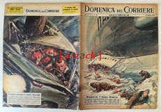 DOMENICA del CORRIERE 8 RIAPERTO IL CASO NOBILE DIRIGIBILE ITALIA nord 23/2/1964