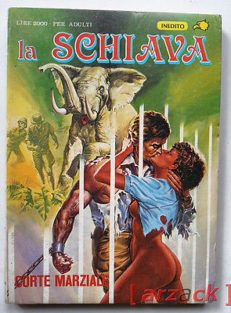 LA SCHIAVA 42 Corte Marziale EP EDIPERIODICI 1986