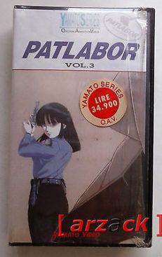 Yamato Series PATLABOR Vol. 3 VHS NUOVO SIGILATO celophanato