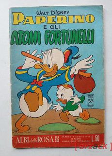 ALBI DELLA ROSA n 456 MONDADORI 4/8/1963 Walt Disney