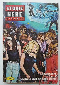 STORIE NERE GIGANTE N 18 Publistrip 1979 fumetto erotico d'epoca