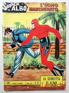 Super Albo L'UOMO MASCHERATO 87 Fratelli Spada 1964