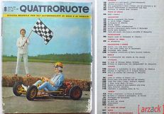 QUATTRORUOTE N 68 Agosto 1961 DKW JUNIOR LANCIA FLAVIA SINGER VOGUE SIMCA 1000