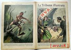 LA TRIBUNA ILLUSTRATA 35 SIRACUSA POLIPO ASSALE MIRABELLA Palermo nozze29/8/1954