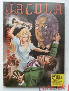 JACULA n 92 ave satana RG 1972 fumetto erotico ERREGI