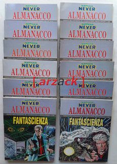 NATHAN NEVER 12 anni di ALMANACCO DELLA FANTASCIENZA lotto 1993-2004  BONELLI