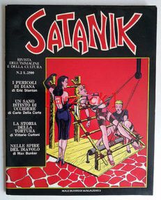 SATANIK Rivista dell'Immagine e della Cultura 2 Max Bunker Magazine 1984 STANTON