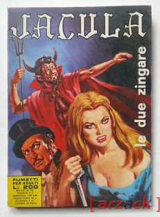 JACULA n 88 le due zingare RG 1972 fumetto erotico ERREGI