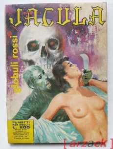 JACULA n 81 globuli rossi RG 1972 fumetto erotico ERREGI