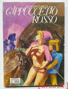 CAPPUCCETTO ROSSO 5  i quaranta ladroni EMMEVI 1973 fumetto erotico
