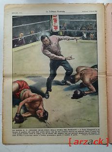 LA TRIBUNA ILLUSTRATA 5 Osaka doppio KO pugilato 28/1/1951