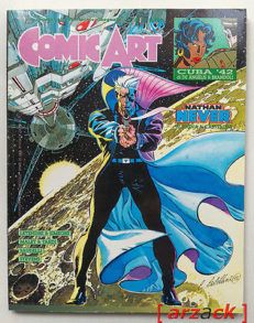 COMIC ART 85 Nathan Never cover CLAUDIO CASTELLINI 1991