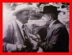 POSTER 35x50 TOTO' TRUFFA Totò Fontana di Trevi