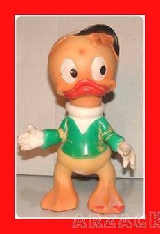 QUO Dewey DISNEY 24 cm. LEDRA 1962 squeeze toys pouet
