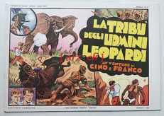 CINO e FRANCO 4 La tribù degli uomini leopardi NERBINI 1973 ristampa anastatica