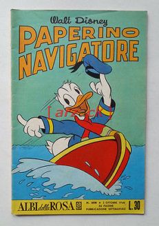 ALBI DELLA ROSA n 308 MONDADORI 2/10/1960 Walt Disney