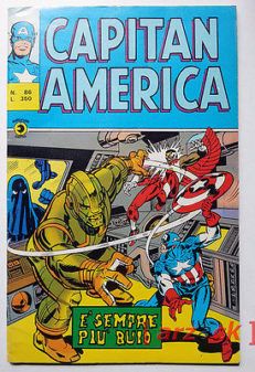 CAPITAN AMERICA 86 E' Sempre più Buio Corno 1976