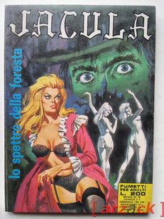 JACULA n 101 lo spettro della foresta RG 1973 fumetto erotico ERREGI