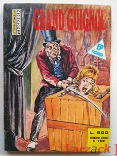 CAPOLAVORI DEL TERRORE 1 Grand Guignol EDIFUMETTO 1979