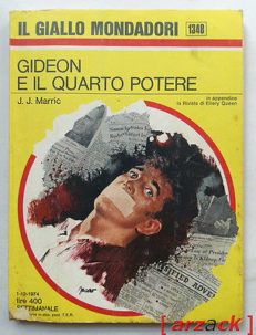 IL GIALLO MONDADORI 1348 Gideon e il quarto potere J J MARRIC 1974
