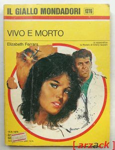 IL GIALLO MONDADORI 1376 Vivo e morto ELIZABETH FERRARS 1975
