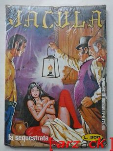 JACULA 241 La Sequestrata EDIFUMETTO 1978 BLISTERATO EDICOLA fumetto erotico