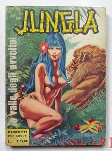 JUNGLA n 1 La Valle Degli Avvoltoi ERREGI RG 1968