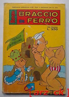Popeye BRACCIO di FERRO N 60 Grafica Editoriale METRO 1978