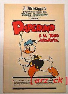 TOPOLINO supplemento a IL MESSAGGERO PAPERINO e il topo affarista 12/1/91