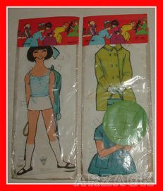 Bambola di Carta con Corredo 22003 LITO Svezia 1950/60