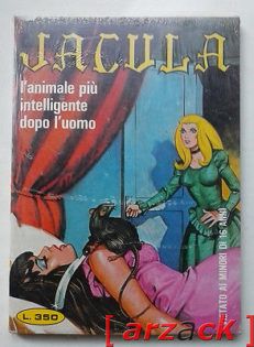 JACULA 251 L'animale più... EDIFUMETTO 1978 BLISTERATO EDICOLA fumetto erotico