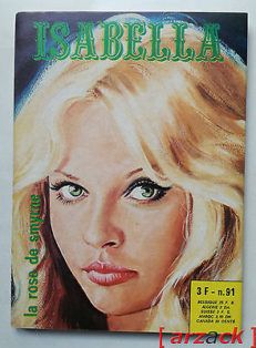 ISABELLA 91 EVILFRANCE 1977 Ed. FRANCESE BD Erotique Petit Format Français