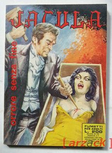 JACULA n 68 orrore senza fine RG 1971 fumetto erotico ERREGI