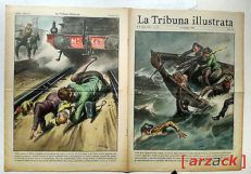 LA TRIBUNA ILLUSTRATA 22 POLA NAUFRAGIO Inghilterra incidente treno 30/5/1954