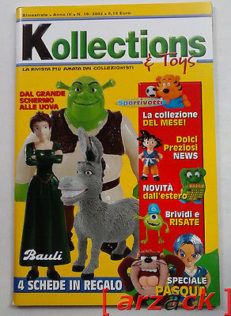 Kinder KOLLECTIONS e TOYS N 16 Epierre 2002 collezionismo in 3D + schede SHREK