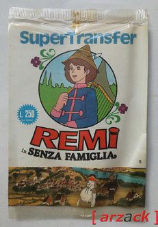 REMI Senza Famiglia trasferelli EDIBOY Toei CO BLISTERATO SuperTransfer 5