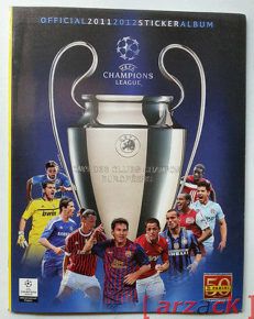 ALBUM CALCIATORI PANINI UEFA CHAMPIONS LEAGUE 2011-12 vuoto con figurine cedole
