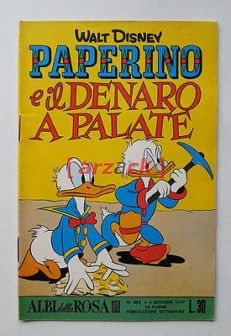 ALBI DELLA ROSA n 252 MONDADORI 6/9/1959 Walt Disney