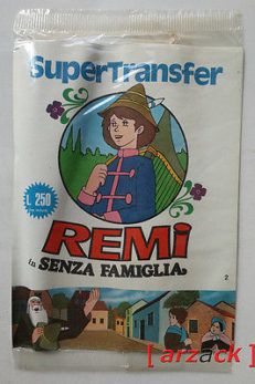 REMI Senza Famiglia trasferelli EDIBOY Toei CO BLISTERATO SuperTransfer 2
