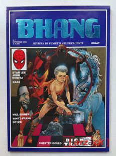 BHANG 7 Max Bunker Press 1990 Strisce Giornaliere e Tavole Domenicali UOMO RAGNO