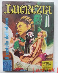 LUCREZIA 110 il castello dell'inferno EP 1973 Ediperiodici EVILPRESS Edicola