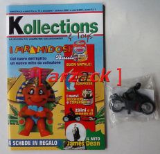 Kinder KOLLECTIONS e TOYS N 14 Epierre 2001 collezionismo in 3D + moto DIABOLIK