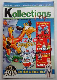 Kinder KOLLECTIONS e TOYS N 3 Epierre 1999 collezionismo in 3D BARBIE Star Wars