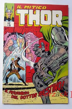 Il Mitico THOR 87 CORNO 1974 Originale Il prigioniero del dottor Destino