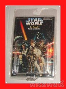 STAR WARS Portachiavi Keychain Diecast Metal C-3P8 MIB
