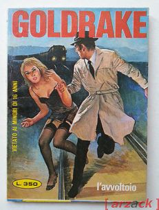 GOLDRAKE 308 l'avvoltoio EDIPERIODICI 1979 fumetto erotico d'epoca