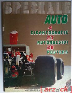 SPECIALE AUTO Kasco Auto 1/4 PERUZZO 1974 - 4 gigantografie  20 poster