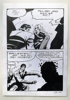 WALLESTEIN 103 TAVOLA ORIGINALE Za la Fic Edifumetto Evilfrance