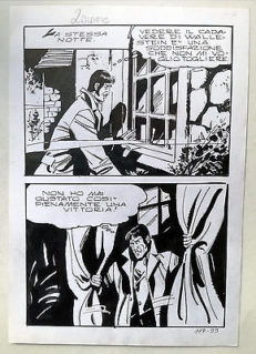 WALLESTEIN 99 TAVOLA ORIGINALE Za la Fic Edifumetto Evilfrance